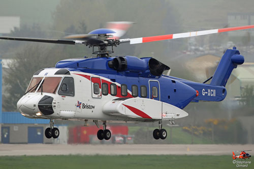 Hélicoptère S92 G-XCII de BRISTOW