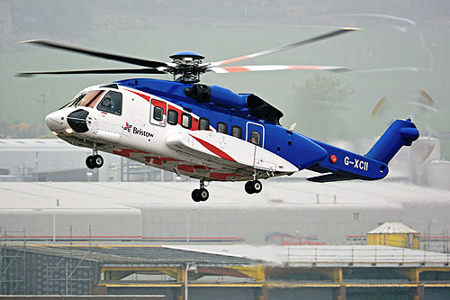 Hélicoptère S92 G-XCII de BRISTOW