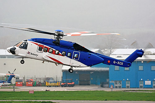 Hélicoptère S92 G-XCII de BRISTOW