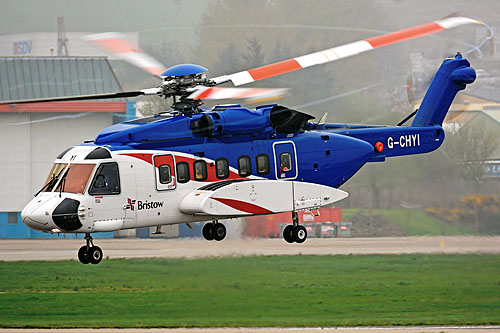 Hélicoptère S92 G-CHYI de BRISTOW