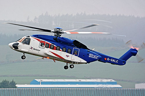 Hélicoptère S92 G-GALC de BRISTOW