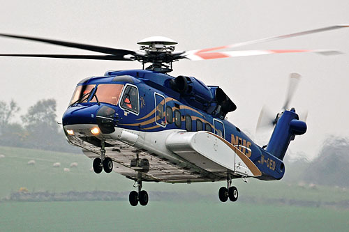 Hélicoptère S92 de NHS