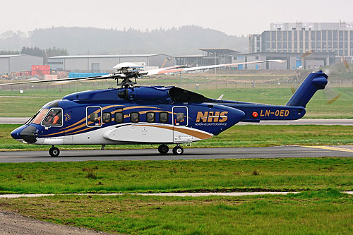 Hélicoptère S92 LN-OED de NHS