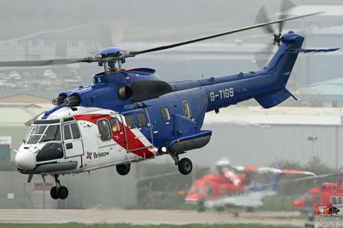 Hélicoptère AS332 SuperPuma G-TIGS de BRISTOW 