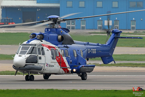 Hélicoptère AS332 SuperPuma G-TIGS de BRISTOW