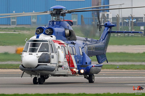 Hélicoptère AS332 SuperPuma G-BMCX de BRISTOW