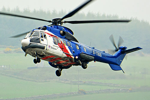 Hélicoptère AS332 SuperPuma G-TIGS de BRISTOW