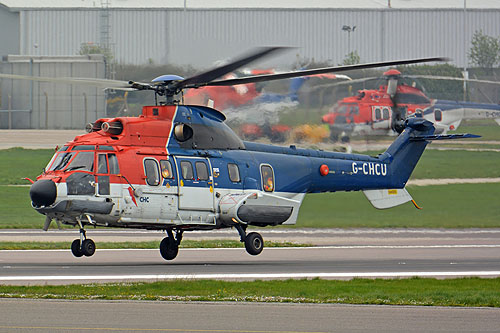 Hélicoptère AS332 SuperPuma G-CHCU de CHC