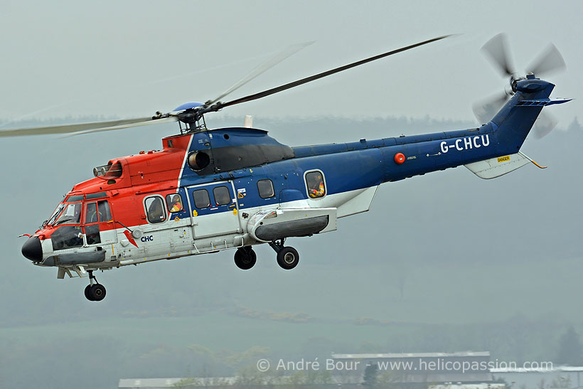 Hélicoptère AS332 SuperPuma G-CHCU de CHC