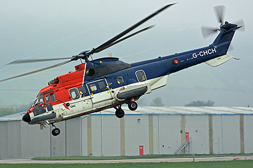 Hélicoptère AS332 SuperPuma G-CHCH de CHC