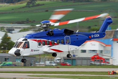 Hélicoptère S92 G-CICH de BRISTOW