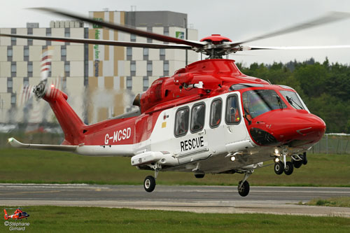 Hélicoptère AW139 G-MCSD BABCOCK