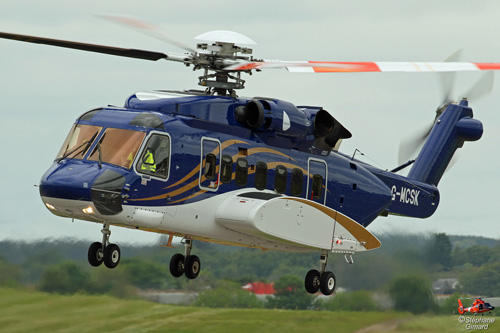 Hélicoptère S92 G-MCSK de BABCOCK / BOND OFFSHORE HELICOPTERS