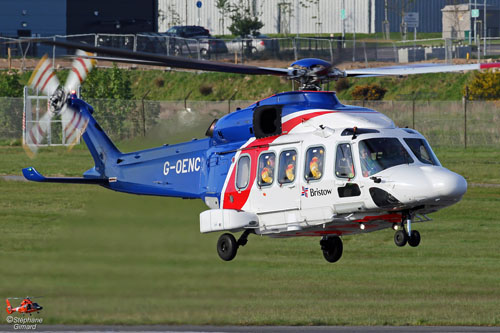 Hélicoptère AW189 G-OENC de BRISTOW