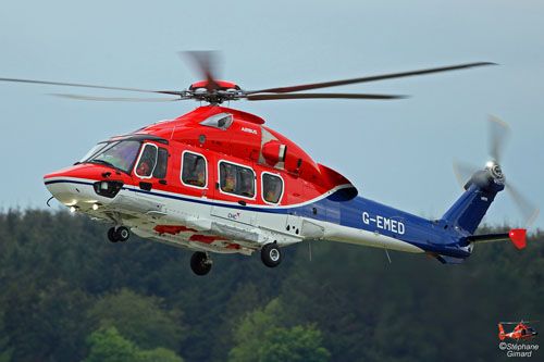 Hélicoptère H175 G-EMED de CHC