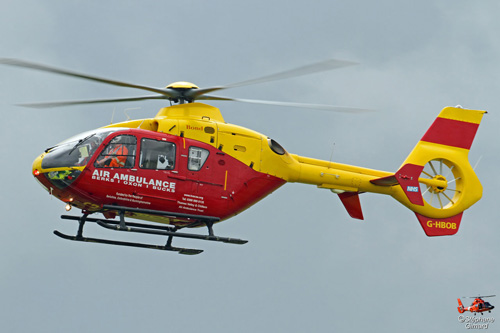 Hélicoptère EC135 d'Air Ambulance