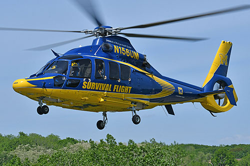 Hélicoptère EC155 N156UM Survival Flight, University of Michigan Health System, Ann Arbor