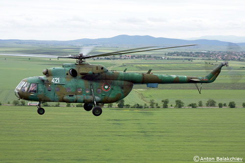 Hélicoptère MI17 Bulgarie