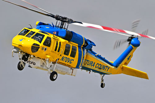 Hélicoptère S70 Firehawk Ventura County, Camarillo, Californie, USA