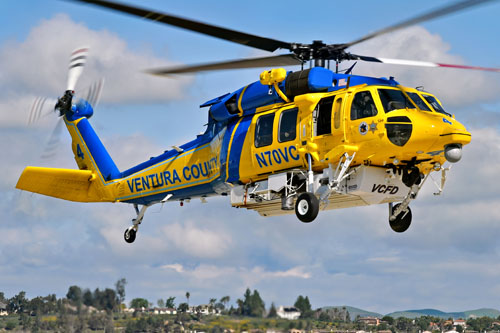 Hélicoptère S70 Firehawk Ventura County, Camarillo, Californie, USA