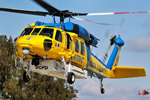 Hélicoptère S70 Firehawk Ventura County, Camarillo, Californie, USA