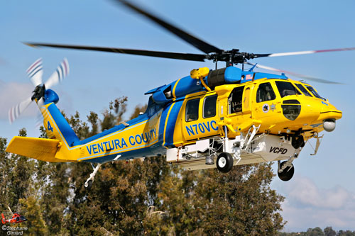 Hélicoptère S70 Firehawk Ventura County, Camarillo, Californie, USA