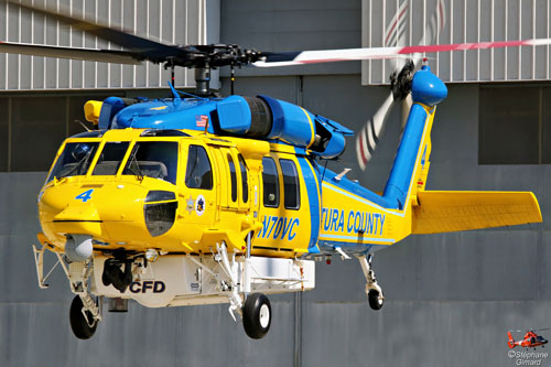 Hélicoptère S70 Firehawk Ventura County, Camarillo, Californie, USA