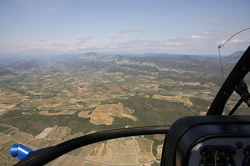 Vol au-dessus des châteaux Cathares