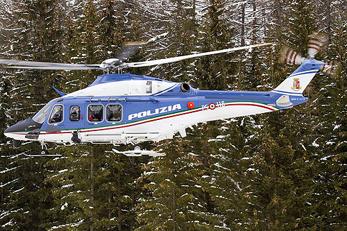 Hélicoptère AW139 PS118 Polizia