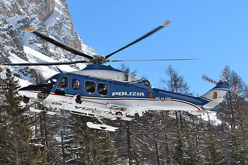 Hélicoptère AW139 PS118 Polizia