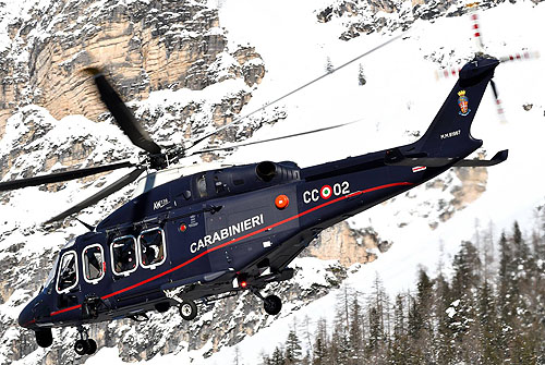 Hélicoptère AW139 CC02 Carabinieri