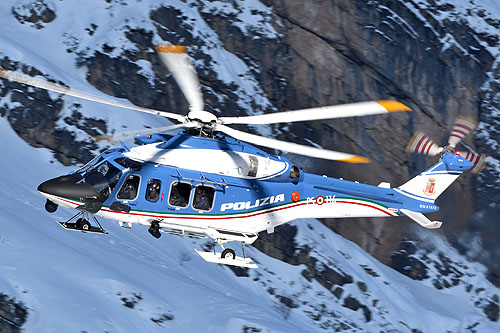 Hélicoptère AW139 PS116 Polizia