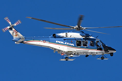 Hélicoptère AW139 PS118 Polizia