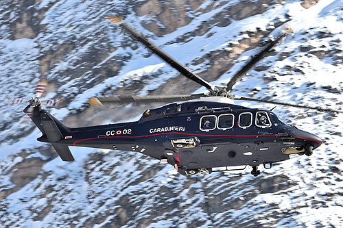 Hélicoptère AW139 CC02 Carabinieri