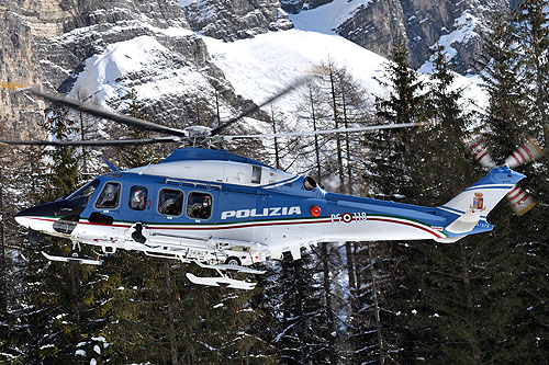 Hélicoptère AW139 PS118 Polizia