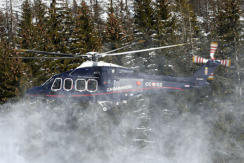 Hélicoptère AW139 CC02 Carabinieri