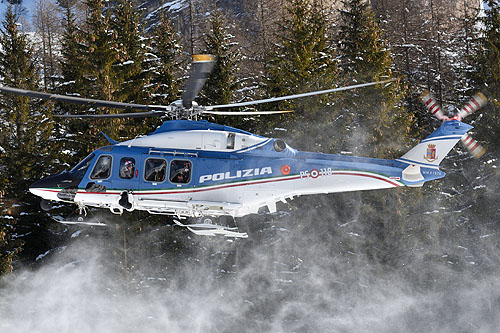 Hélicoptère AW139 PS118 Polizia