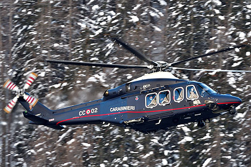 Hélicoptère AW139 CC02 Carabinieri