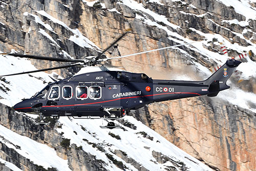 Hélicoptère AW139 CC01 Carabinieri