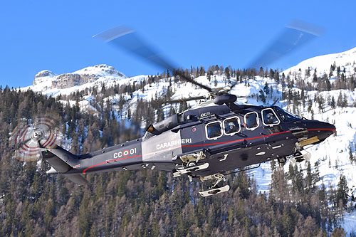 Hélicoptère AW139 CC01 Carabinieri