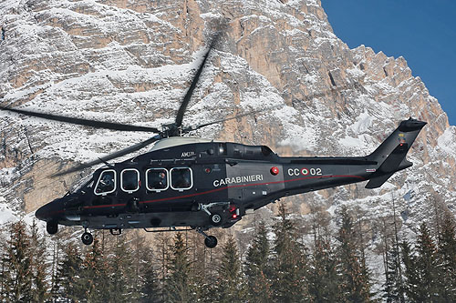 Hélicoptère AW139 CC02 Carabinieri