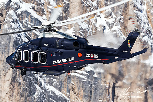 Hélicoptère AW139 CC02 Carabinieri