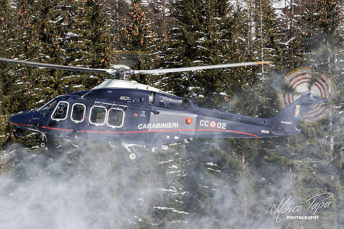 Hélicoptère AW139 CC02 Carabinieri