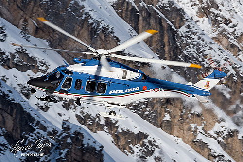 Hélicoptère AW139 PS116 Polizia