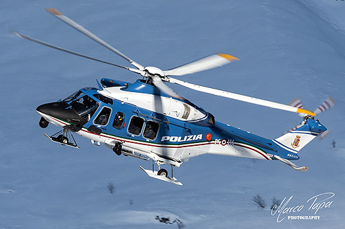 Hélicoptère AW139 PS116 Polizia