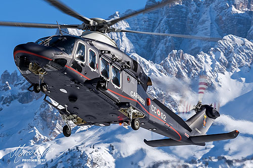 Hélicoptère AW139 CC02 Carabinieri