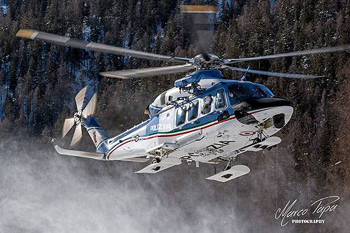 Hélicoptère AW139 PS116 Polizia