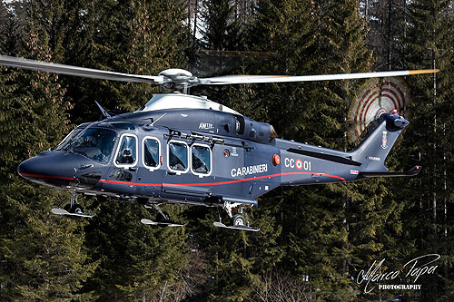 Hélicoptère AW139 CC01 Carabinieri