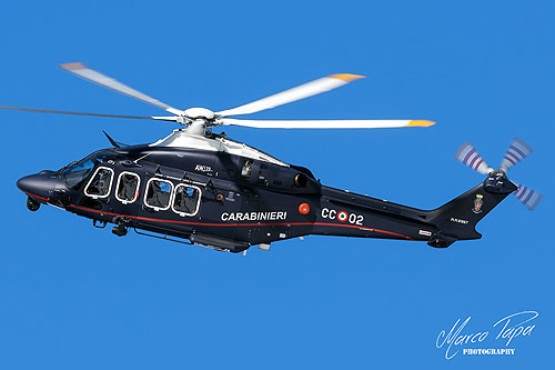 Hélicoptère AW139 CC02 Carabinieri