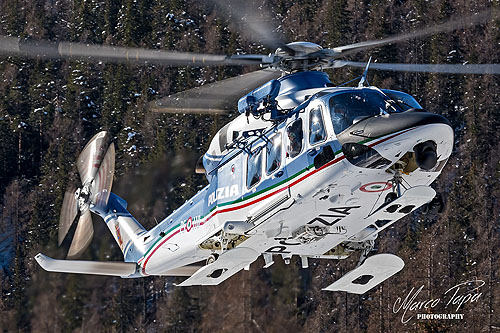 Hélicoptère AW139 PS118 Polizia